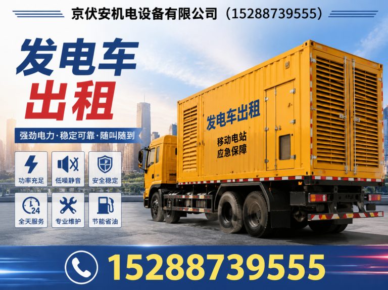 红河发电车租赁展示图